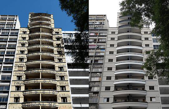 Europa Palace Hotel/São Paulo - Antes e Depois